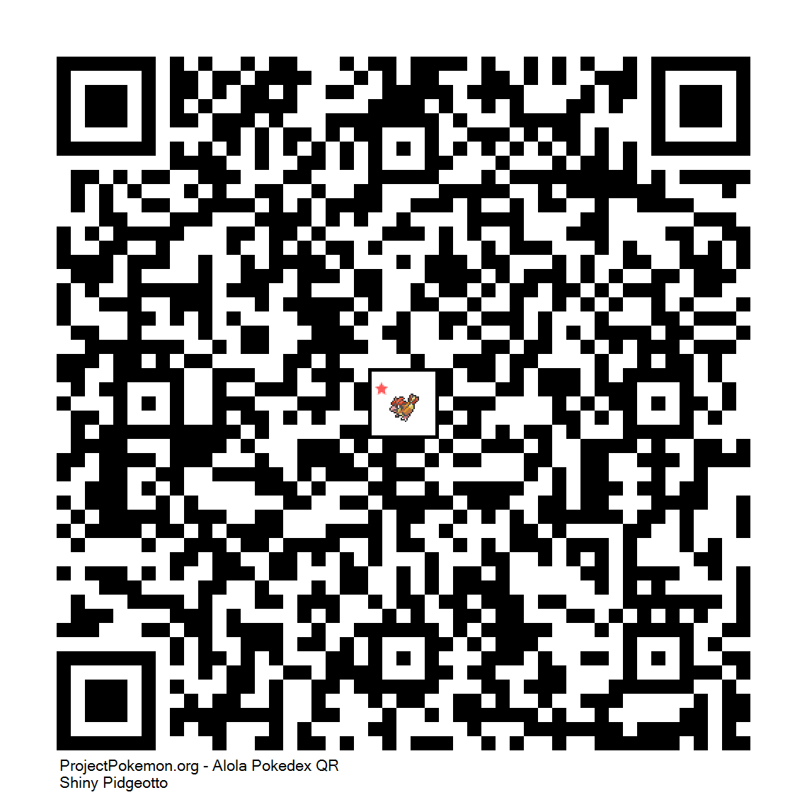 Cdigo QR de Pidgeotto variocolor